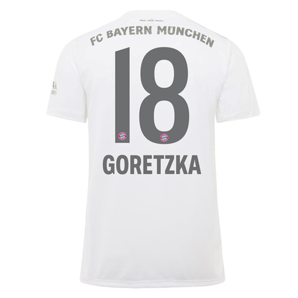 Camiseta Bayern Munich NO.18 Goretzka Segunda equipo 2019-20 Blanco